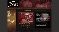 Desktop Screenshot of domaine-faury.fr